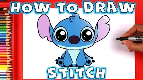 How to Draw Stitch from Lilo and Stitch - YouTube