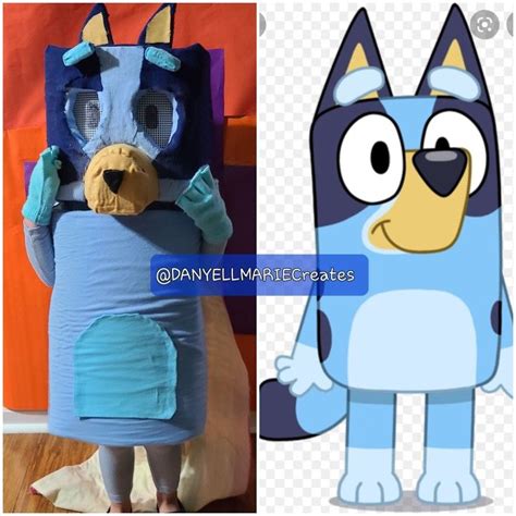 Diy DISNEY JUNIOR BLUEY COSTUME!!!! Halloween Costume Inspiration | Bluey @DANYELLMARI… | Diy ...