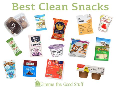 10 Healthiest Packaged Snacks for Kids | Gimme the Good Stuff