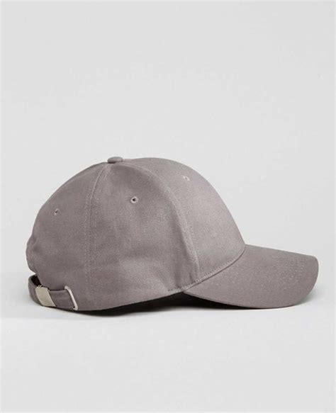 Baseball Cap In Grey