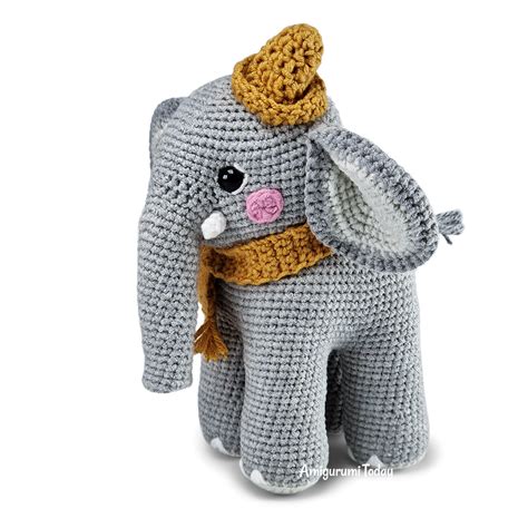 Free amigurumi elephant crochet pattern - Amigurumi Today