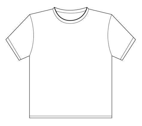 T Shirt Outline Clip Art - ClipArt Best