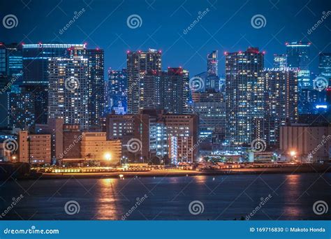 Night View of Tokyo Seen from Odaiba, Tokyo Stock Photo - Image of japan, skyscrapers: 169716830