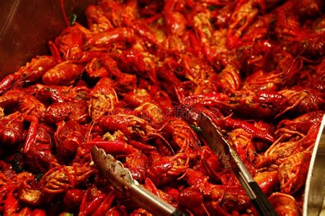 Louisiana Spicy Boyle Cajun Crawfish Stock Photo - Image of dinner, eating: 186264382