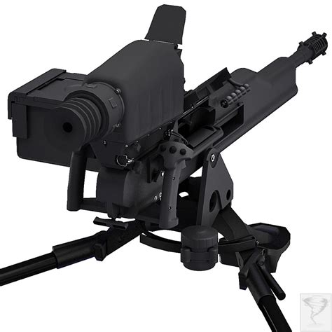 Xm307 Machine Gun 3d Max