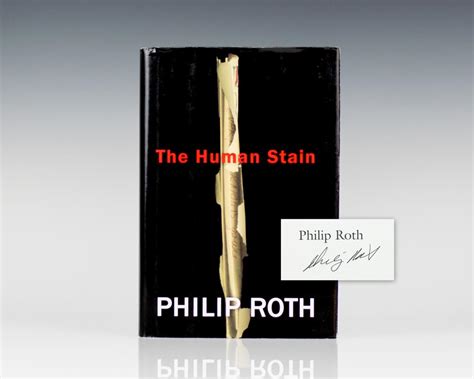 The Human Stain Philip Roth First Edition Signed