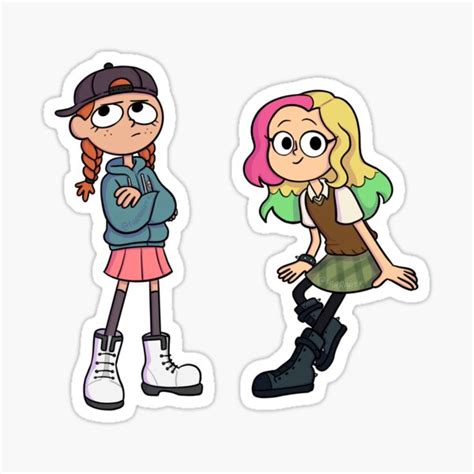 "Molly Jo and Maggie Amphibia" Sticker for Sale by kat-farr | Redbubble