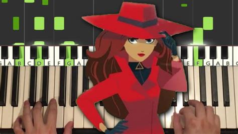 Carmen Sandiego - Theme Song (Piano Tutorial Lesson) Chords - Chordify