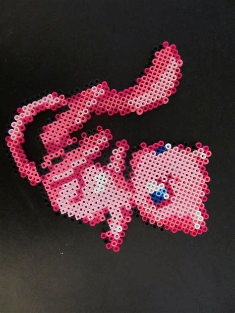 Mew perler by PerlerPalace Fuse Beads, Hama Beads, Perler Bead Patterns, Beading Patterns ...