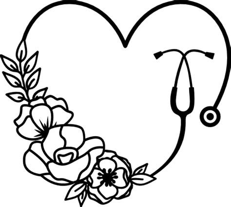 Estetoscopio Clipart Of Flowers