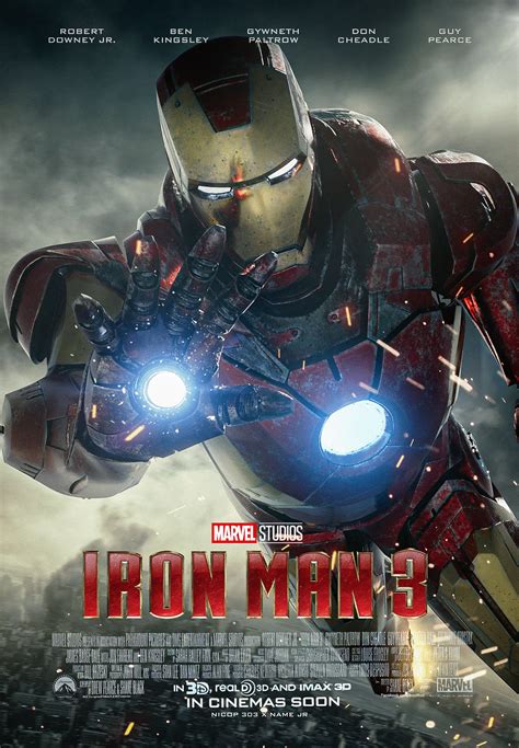 Iron Man 3 poster on Behance