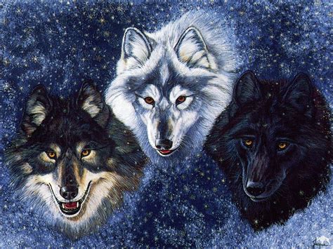 Wolf Art Wallpaper - WallpaperSafari