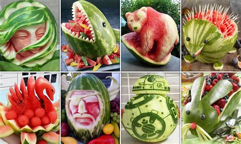 Carved Watermelon