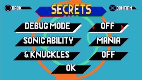 Cheats and Secrets - Sonic Mania Wiki Guide - IGN