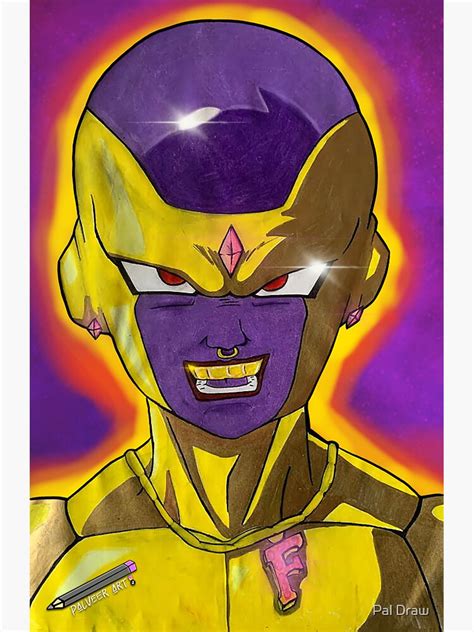 "Drip Golden Frieza - Anime Manga Dragon Ball Super" Sticker for Sale by Palveerart | Redbubble