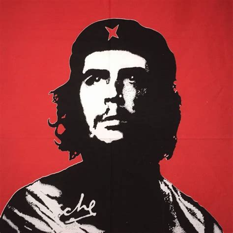 Tapestry Poster Che Guevara Red Color - INDIAN CONSIGNERS - 2815237