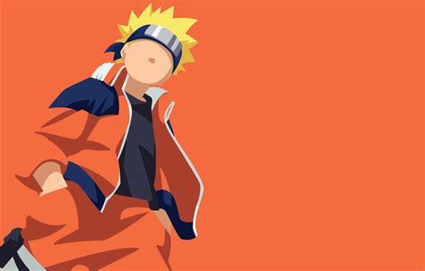 Download Orange Anime Vector Art Of Uzumaki Naruto Wallpaper | Wallpapers.com