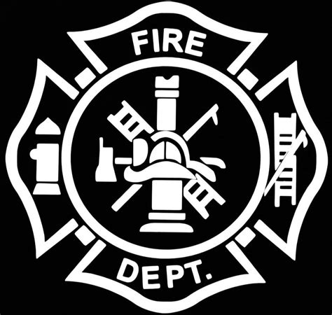 Fire Department Logo Black And White