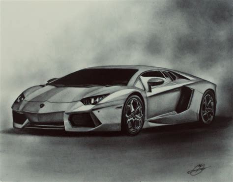 Tonal Drawing of a lamborghini | Car drawings, Cool car drawings, Car ...