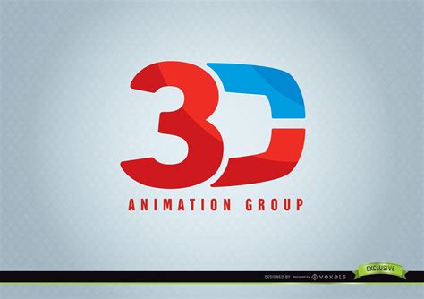 3D Animation Logo Vector Download