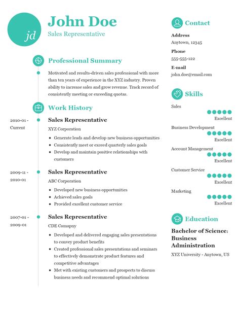 Resume Templates With Picture - prntbl.concejomunicipaldechinu.gov.co