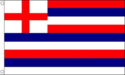 Striped Ensign Red/Blue/White Flag (Medium) - MrFlag