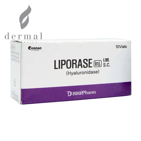 Liporase Hyaluronidase – 10 vials - Dermal Cosmetics