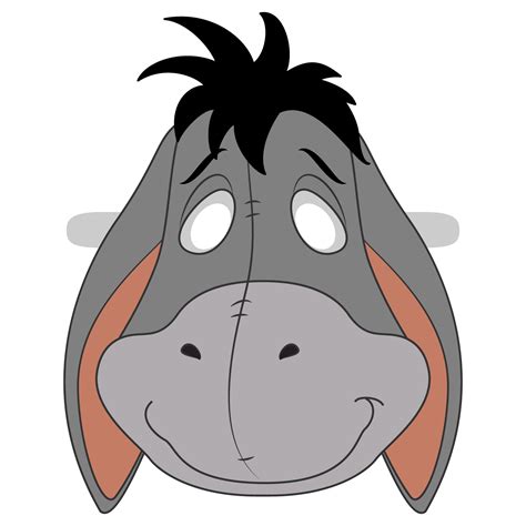 Eeyore Mask Template | Free Printable Papercraft Templates