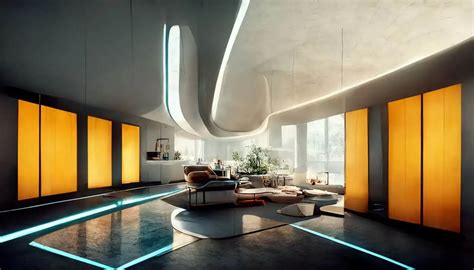 Futuristic Living Room Interior Design | Bryont Blog