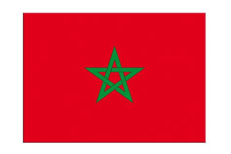 Morocco - Flag Sticker 3x4", 5 pcs - MaxFlags - Royal-Flags