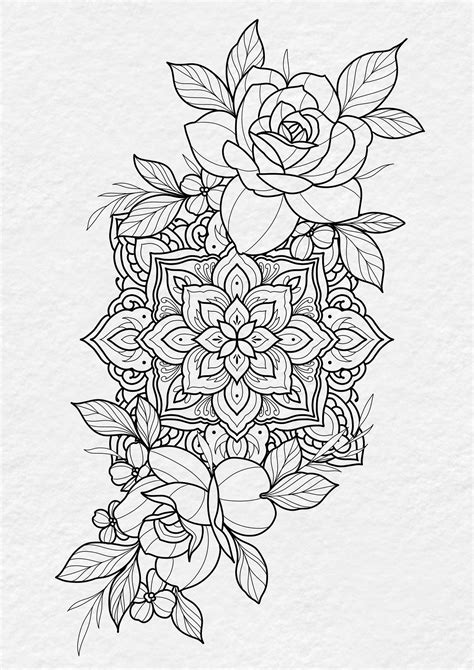 Mandala Flower Tattoo Designs | Best Flower Site