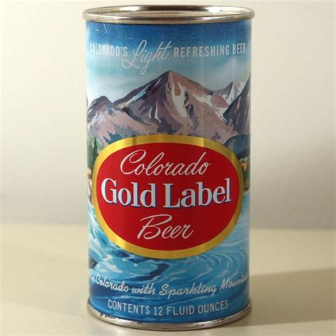 Colorado Gold Label Beer 072-07 at Breweriana.com