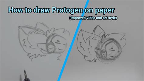 How to draw Protogen head on paper | Art Stuff Tutorial - YouTube