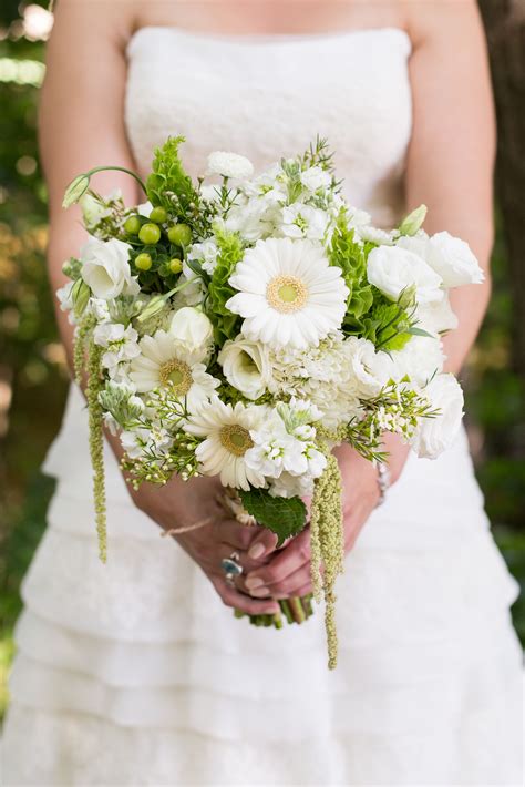 White Gerbera Daisies Bouquet