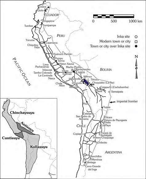 1. Map of the Inca Empire with Inca roads indicated (from D'Altroy 2002). | Download Scientific ...