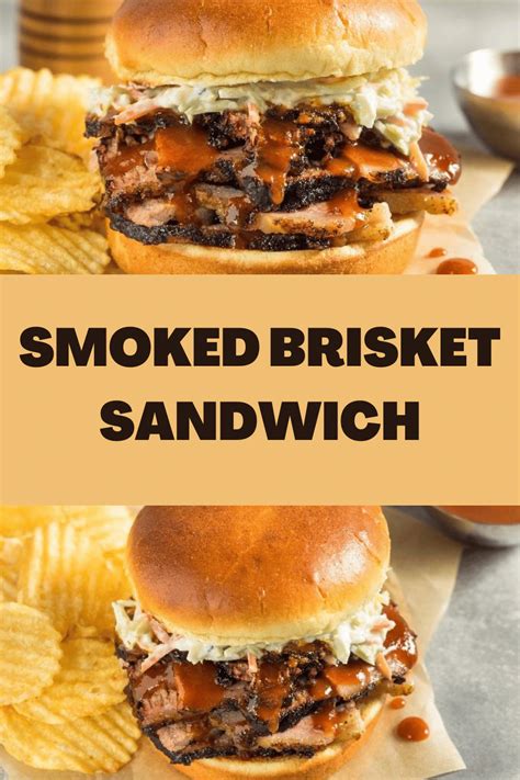 Smoked Brisket Sandwich [Step By Step Recipe]