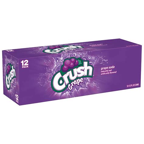 Crush Grape Soda 12 oz Cans - Shop Soda at H-E-B