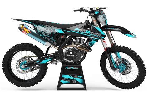 Custom dirt bike Graphics kit KAWASAKI PRO RIDER DESIGN CA34X | custom-graphics-mx