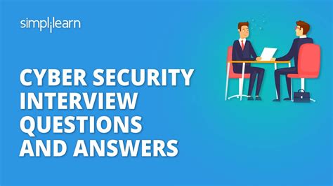 Cyber Security Interview Questions And Answers | Cyber Security Interview Preparation | Simplilearn