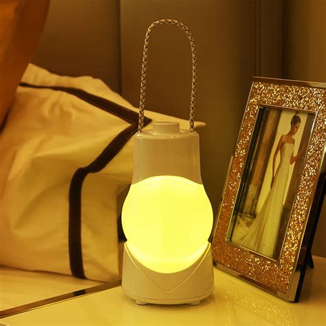 Portable Night Light Baby Nursery Lamp Breathing LED Night Light For Home Office Reading ...