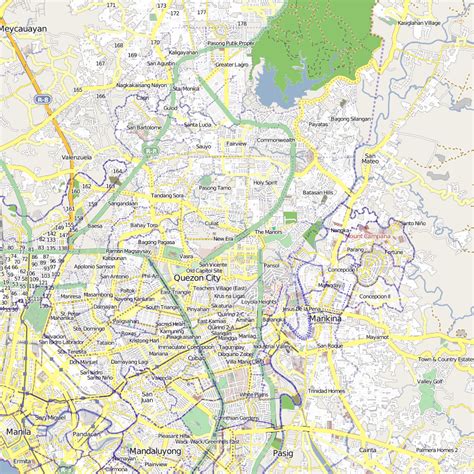 Quezon City Map - Philippines