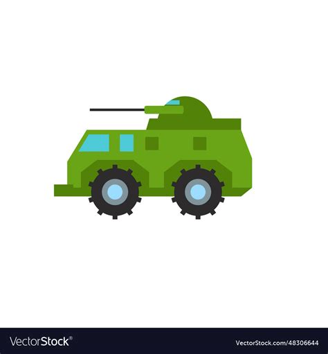 Modern army truck icon Royalty Free Vector Image