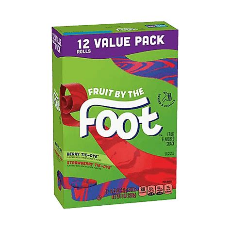 Fruit by the Foot Fruit Flavored Snacks, Berry, Strawberry, Value Pack ...