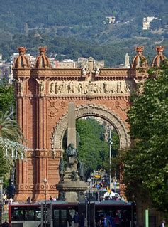 Arc de Triomf from the Parc de la Ciuitadella, Barcelona -… | Flickr