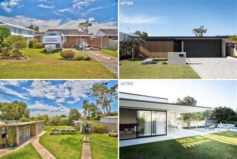 Before & After - A Modern Remodel For A 1970's Brick House