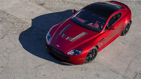 Red Aston Martin V12 Vantage 1680 x 945 HDTV Wallpaper