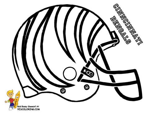 Football Helmet Coloring Pages - Coloring Home