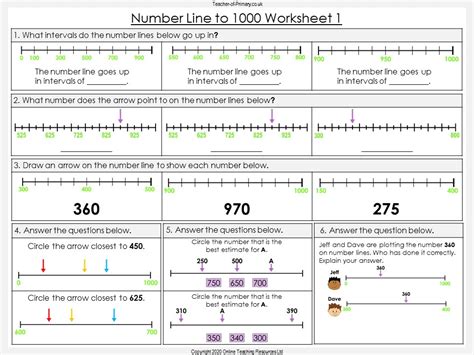 Number Line To 1000 Year 3 Teaching Resources | Images and Photos finder