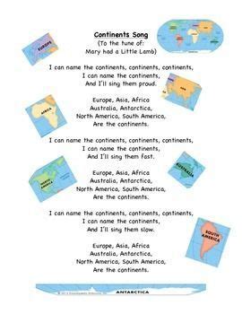 The Continents Song | Continents song, Geography for kids, Songs