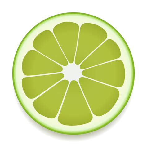 Lime slice vector image | Free SVG